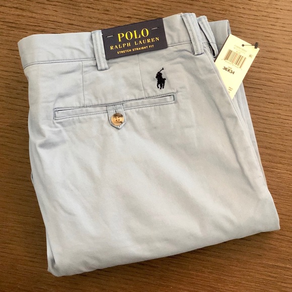 Polo By Ralph Lauren Stretch Straight Fit Chino 36/34 - Picture 6 of 7